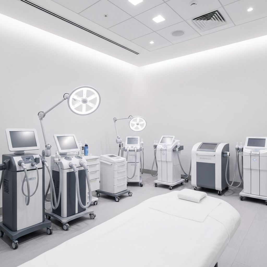 Advanced aesthetic treatments and equipment at Beauty Lounge